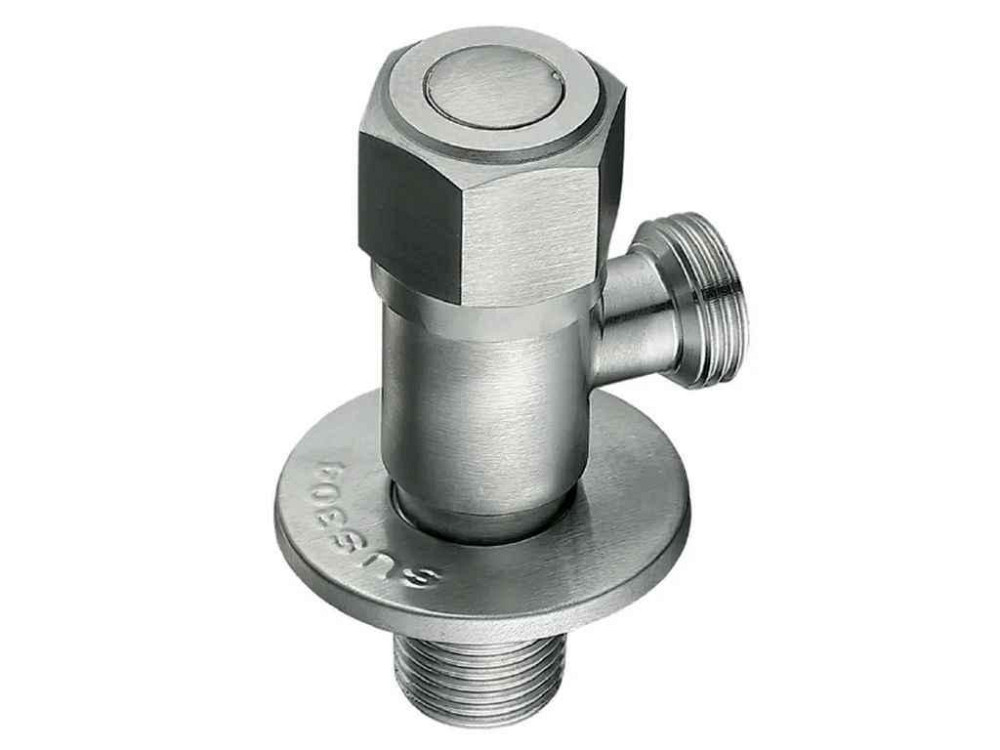 Кран для подключения сантехприборов 1/2x1/2 с нерж.стали SUS304 VAL-06-1/2x1/2 ТМ MIXXUS Киев - изображение 1