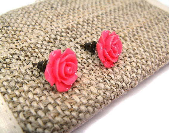 Серьги женские гвоздики Розы Киев - изображение 2