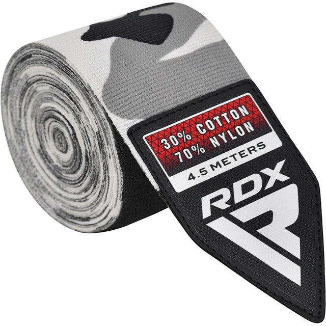Бінті для боксу RDX WX Professional Boxing Hand Wraps Camo Grey (4.5м.) Кам'янське - фото 3