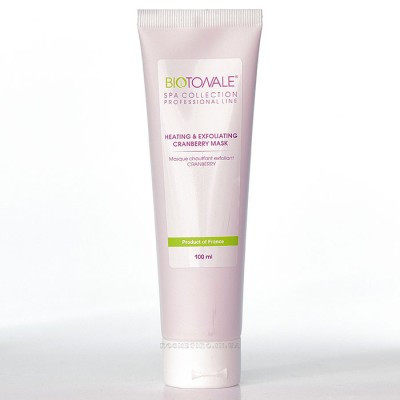 Самонагріваюча пілінг - маска з журавлиною HEATING CRANBERRY MASK Biotonale 100 ml туба Дніпро - фото 1