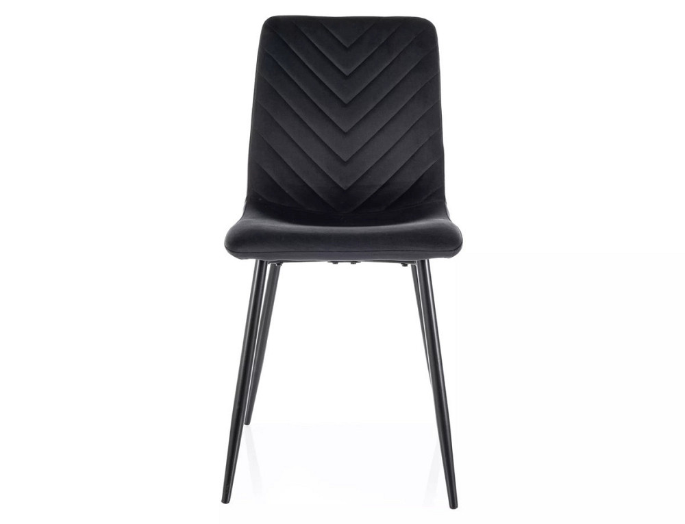 Стілець DAREN VELVET чорний каркас/чорний BL.19 Днепр - изображение 3