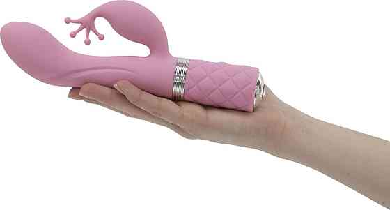 Роскошный вибратор-кролик Pillow Talk - Kinky Pink с кристаллом Сваровски, мощный Sex Aura Киев