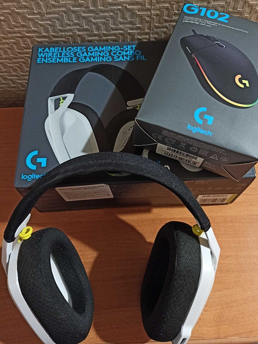 Игровой комплект: наушники Logitech G435 SE + мышка Logitech G102 Киев - изображение 3
