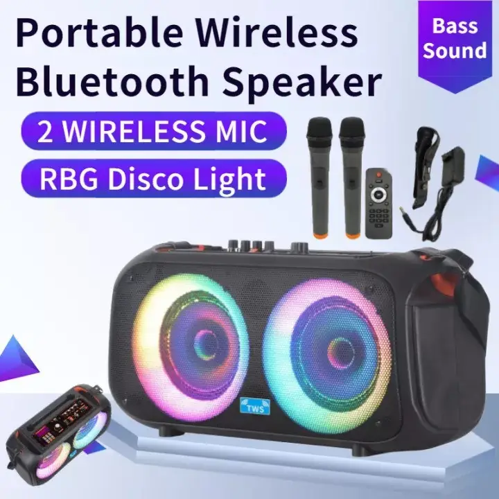 Бездротова караоке колонка NDR-Q68 Bluetooth з мікрофоном Вінниця - фото 3