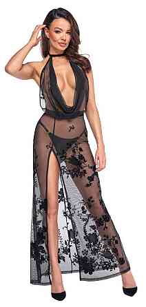 Черное платье Noir dress long XL Sex Aura Киев