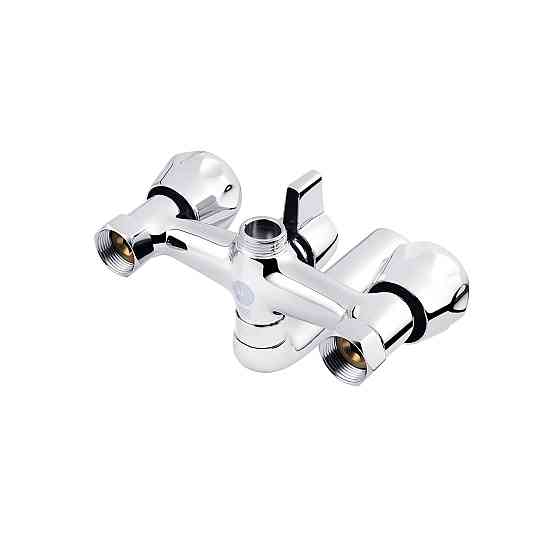 Змішувач для ванни Kroner KRP Hamburg - C060 з душовим гарнітуром, хром Київ