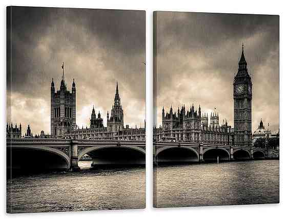 Модульная картина в гостиную / спальню   Велика Британія  TLV-2_065 Київ