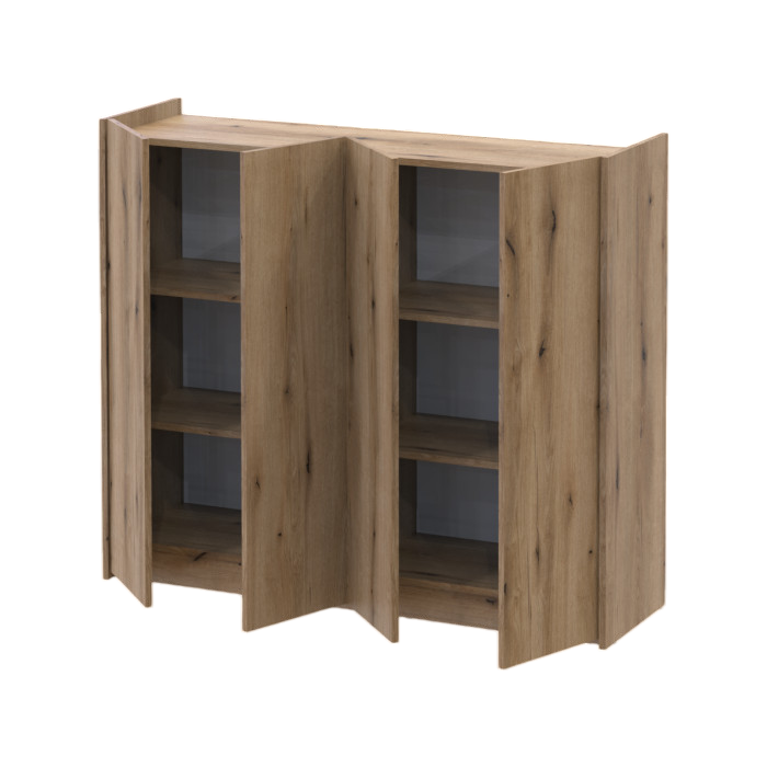 Полиці до тумби (2 шт) Doros Кассель Дуб Евок 61.5х34.5х1.6 (DRS-011837) Дніпро - фото 6