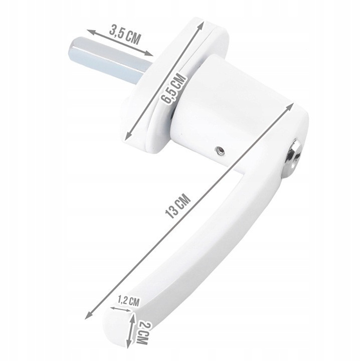 Ручка для металлопластиковых окон и дверей с замком Malatec (23438) Нововолынск - изображение 6