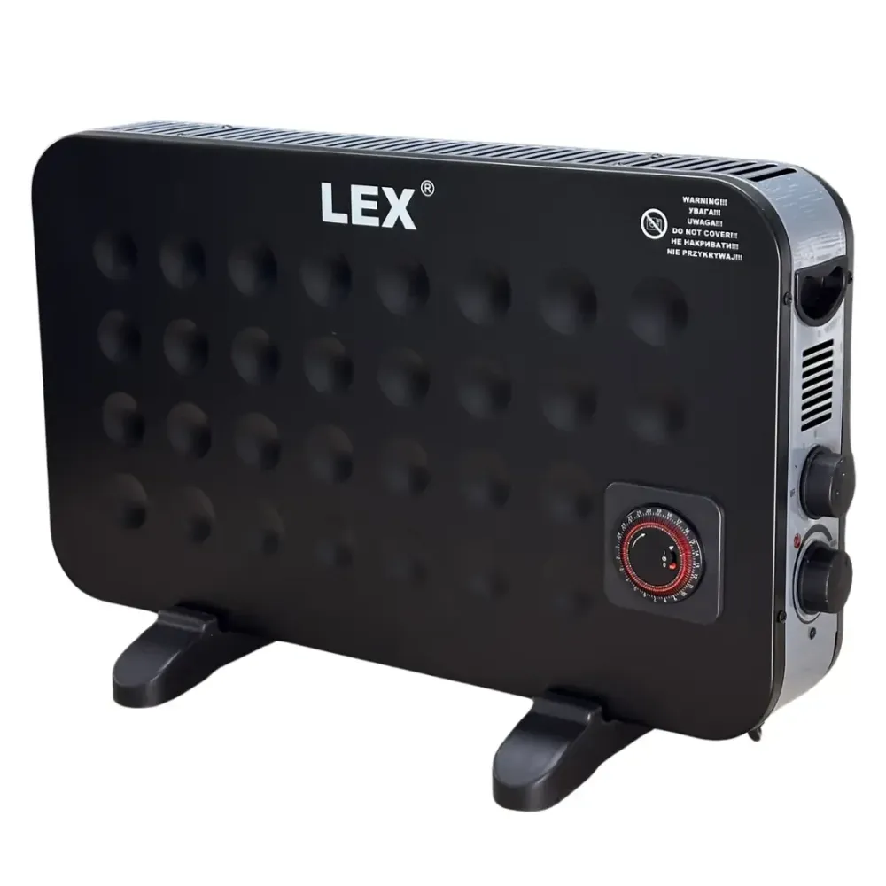 Обогреватель LEX LXZCH01T – электрический, конвекторный, 2000 Вт, стильный дизайн Львов - изображение 1