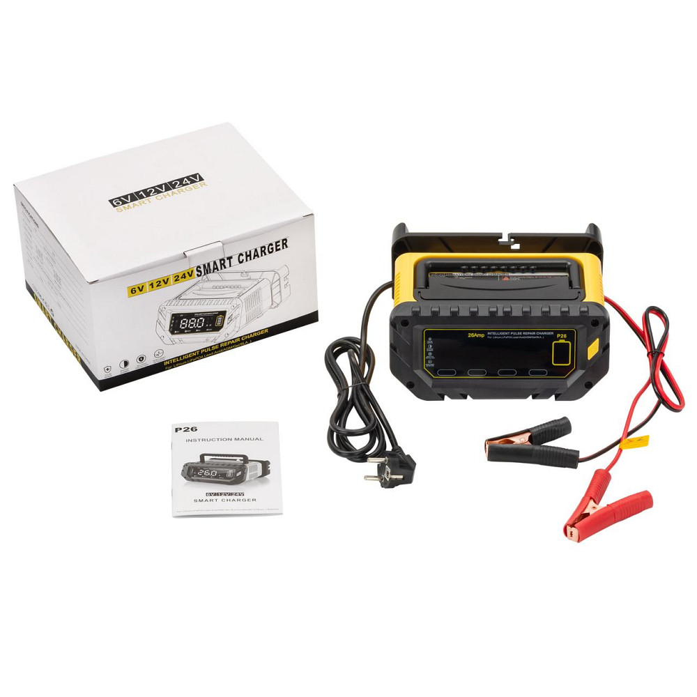 Розумний зарядний пристрій HTRC 26A (12V/25A, 24V/13A) для LiFePO4, AGM, Lead-Acid з Режим відновлення (Repair) Київ - фото 9