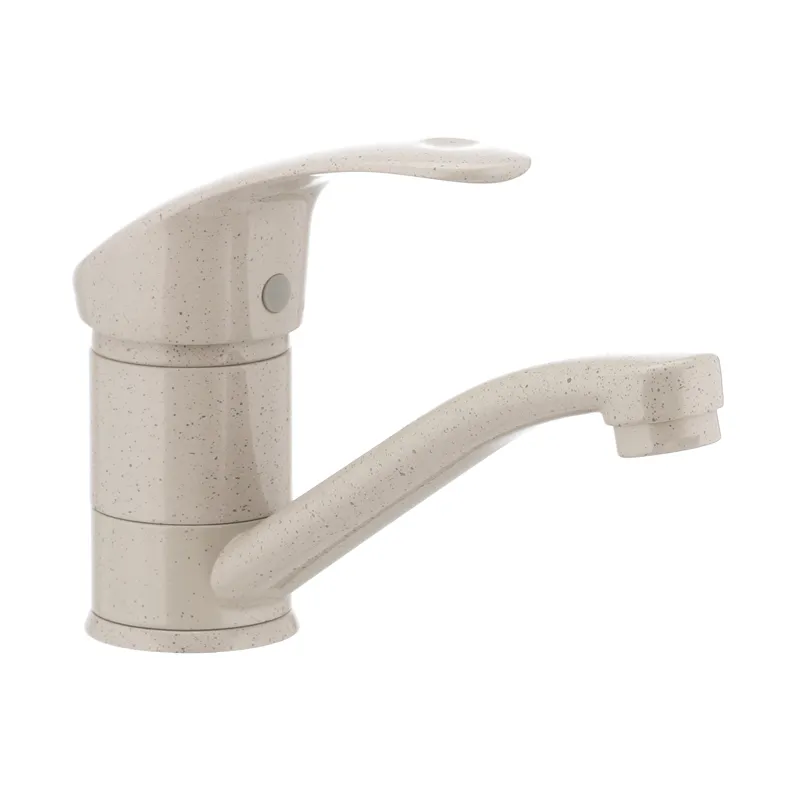 Смеситель для умывальника Haiba Mars 004 с изливом 15 см бежевый HB0251 Харьков - изображение 1