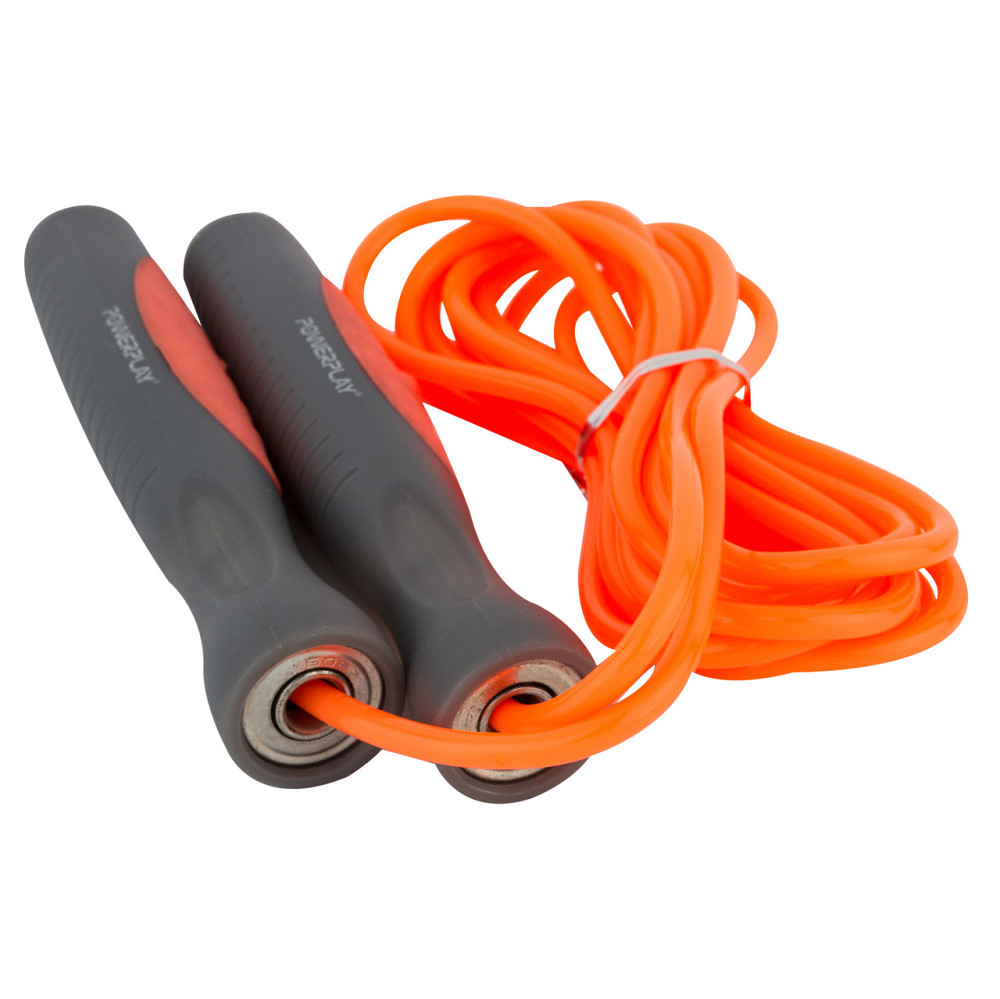 Скакалка спортивная PowerPlay 4204 Classic Jump Rope Оранжевая (2,7m.) Киев - изображение 2