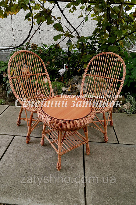 Комплект плетеной мебели с журнальным столом Киев - изображение 4
