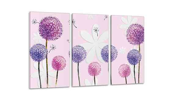 Модульна картина Квітни Абстракція Art-56_3А Київ