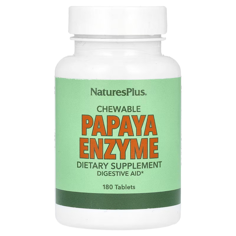Ферменти папайї Nature's Plus Chewable Papaya Enzyme Supplement 180 Tablets Луцьк - фото 1