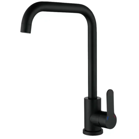 Змішувач для кухні Zerix DAX-011-G Black з нерж. сталі SUS304   ( ZX4818 ) 32166 Харків