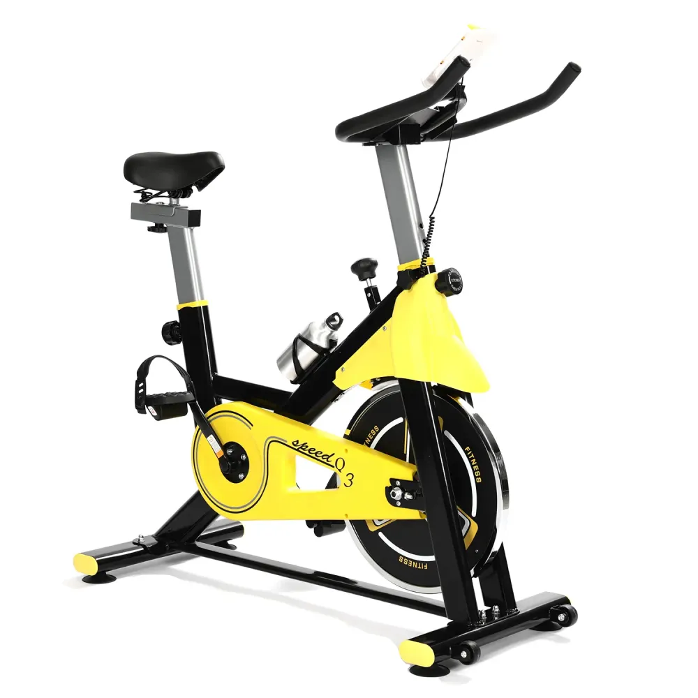 Велотренажер Soozier, кардиотренажер для дома с ременным приводом, регулируемым сопротивлением, сиденьем, рулем и ЖК-дисплеем Коломия - фото 2