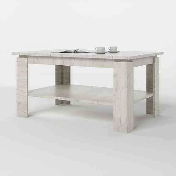 Стол журнальный Эверест Соната СЖ-910 для гостиной дуб крафт белый (DTM-2709) Львов