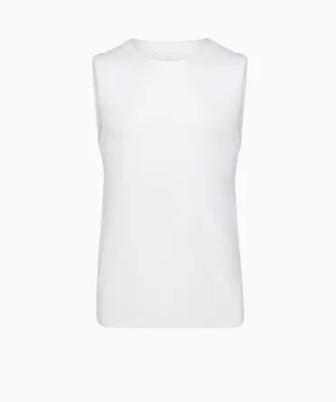 Мужская майка Atlantic хлопок BMV-047 L, Белый Киев