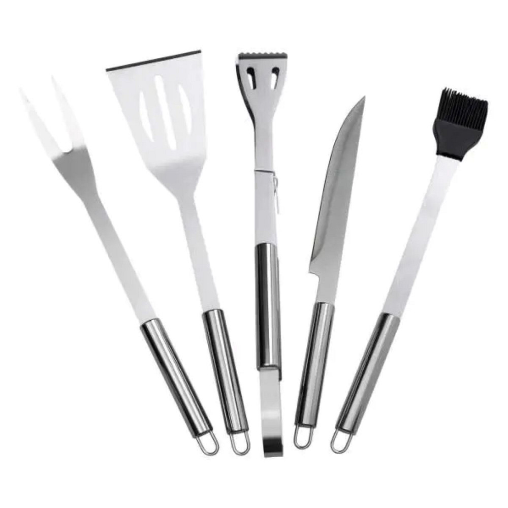 Lugi Набір аксесуарів для барбекю, мангала, гриля 5 предметів 40х10х5 см мангальне приладдя HP- Киев - изображение 3