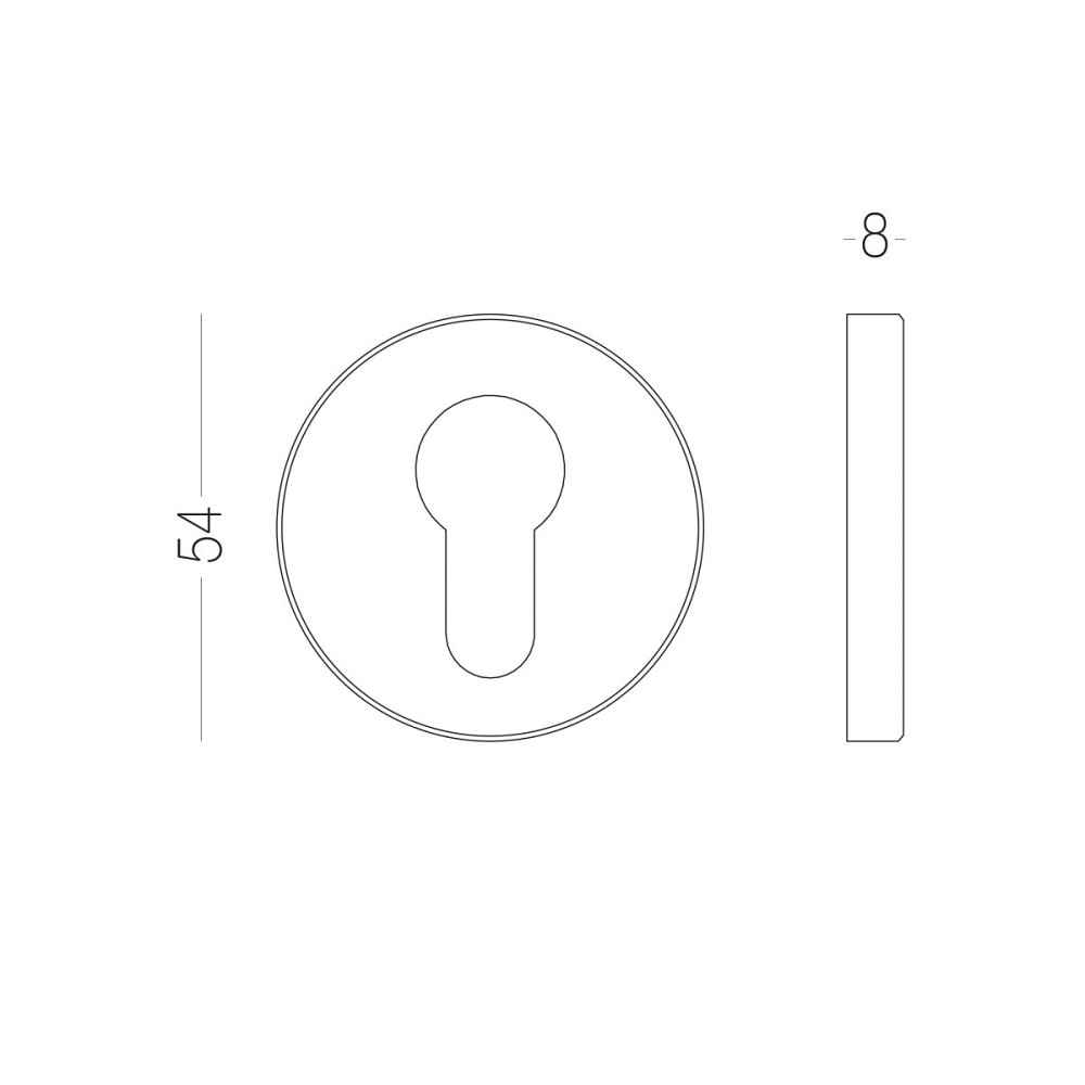 НАКЛАДКА ПІД ЦИЛІНДР Et11 SS НЕРЖАВІЮЧА СТАЛЬ Київ - фото 2