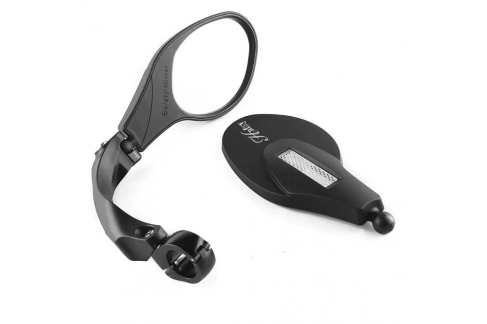 Зеркало для велосипеда на руль 2 шт Feel Fit черное Бровары - изображение 5