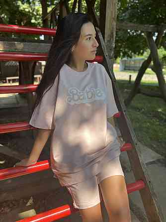 Літній костюм oversize unisex - BARBIE  (шорти + футболка) Чернівці
