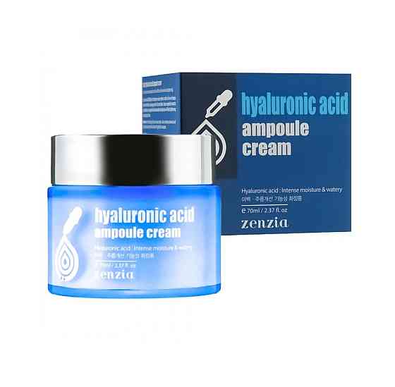 Крем для лица Гиалурон HYALURONIC ACID Ampoule Cream Zenzia 70 мл Киев