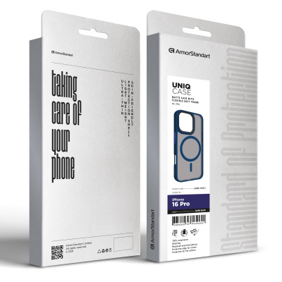 Чохол до мобільного телефона Armorstandart Uniq MagSafe Apple iPhone 16 Pro Dark Blue (ARM79507) Вінниця - фото 2