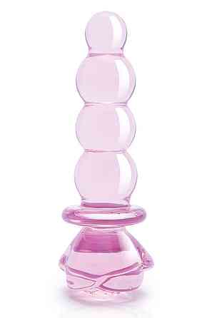 Фалоімітатор ялинка зі скла Dream Toys Glaze Glass у формі бутона троянди Sex Aura Київ
