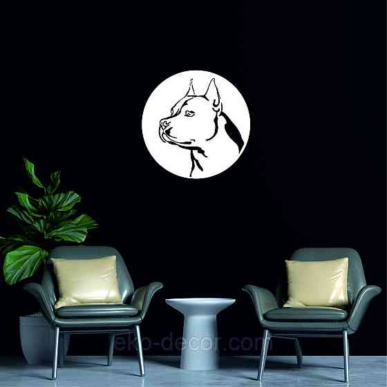 Декоративное настенное Панно «Стафф», Декор на стену 90*90 см, Белый Киев