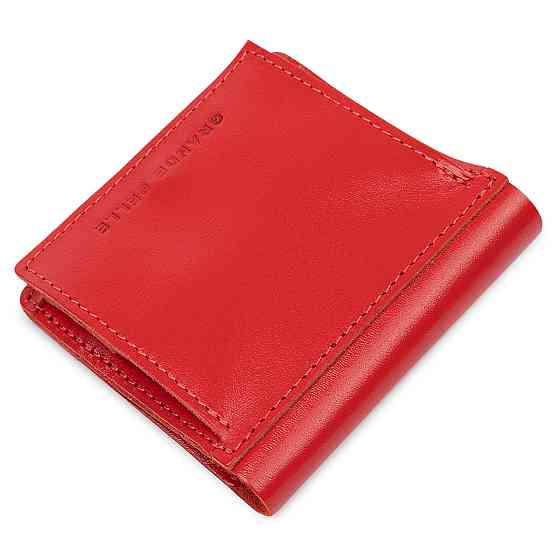 Невелике жіноче портмоне Червоний (GRANDE PELLE) Київ