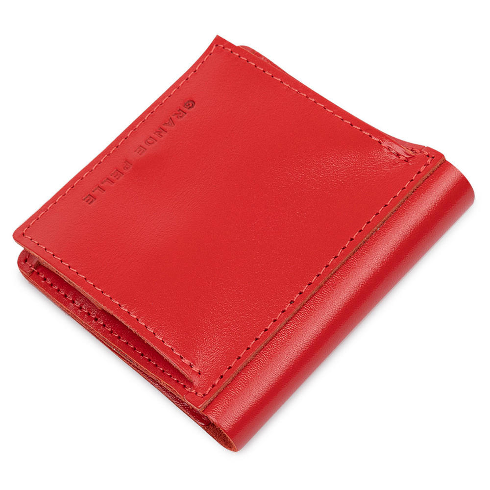 Невелике жіноче портмоне Червоний (GRANDE PELLE) Київ - фото 6