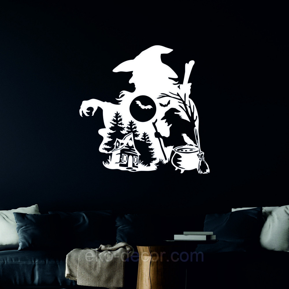 Декоративное настенное Панно «Хеллоуин», Декор на стену 70*70 см, Белый Киев - изображение 5