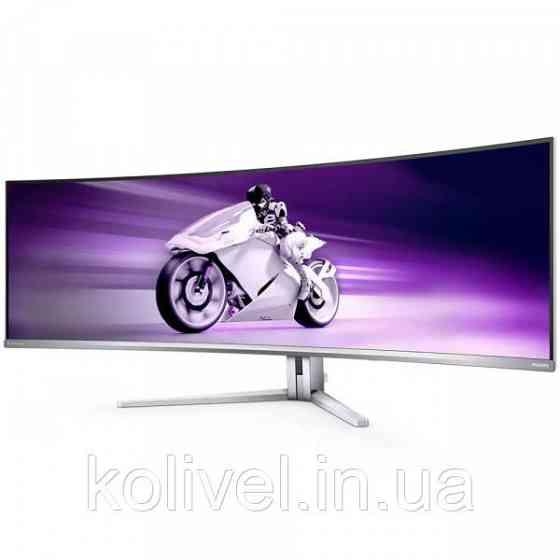 TFT 49" Philips 49M2C8900, OLED, DQHD, 240Hz, 0.03ms, 2хHDMI, DP, USB-C, USB-hub, HAS,колонки, білий Київ