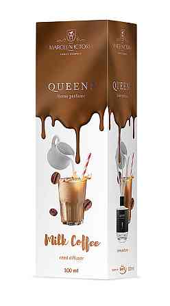 Аромадифузор для дому "Queens White" Milk Coffee (Кава з молоком) 100мл Marcela&Victoria Київ