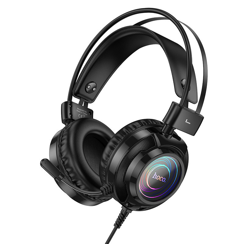 Навушники ігрові HOCO W110 Resource gaming headphones Black Киев - изображение 1