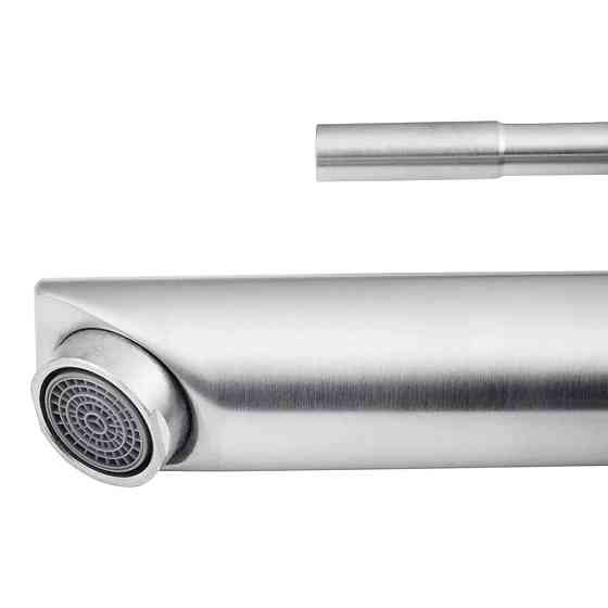 Змішувач для раковини Lidz (NKS) 12 32 001F, нікель (LIDZNKS1232001F) Київ