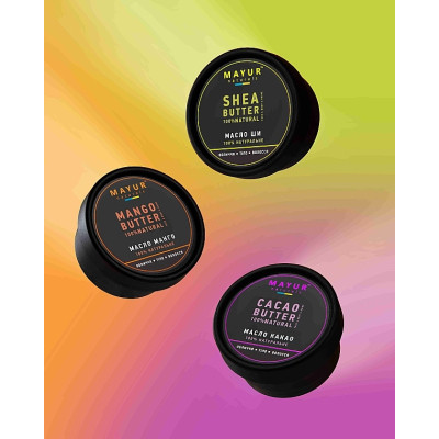 Масло для тела Mayur Ши натуральное 50 г (4820189561057) Винница - изображение 2