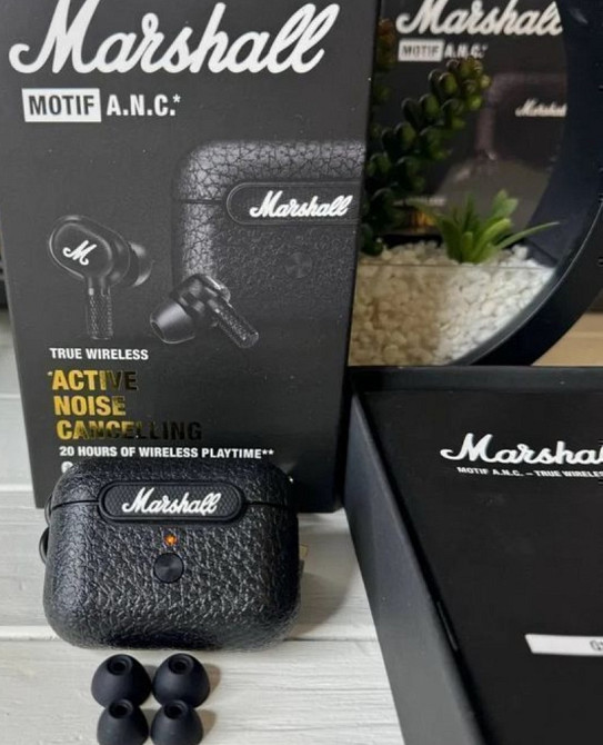 Навушники Marshall motif ANC (A.N.C) / Наушники беспроводные. Киев - изображение 3