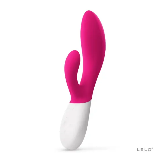 Вібратор-кролик LELO Ina Wave 2 Cerise, манливий рух стовбура + вібрації Львів