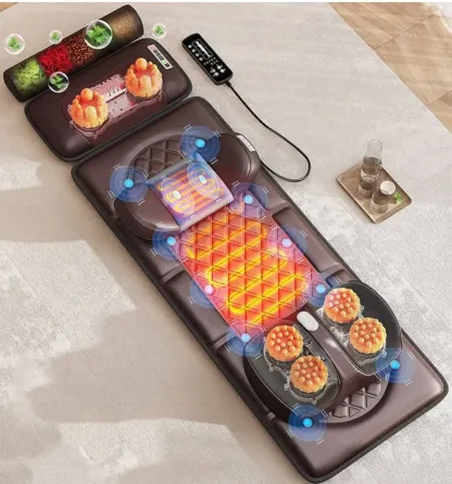 Матрац масажний багатофункціональний AUX-premium + пульт із підігрівом + вібрація + роликовий масаж Вінниця