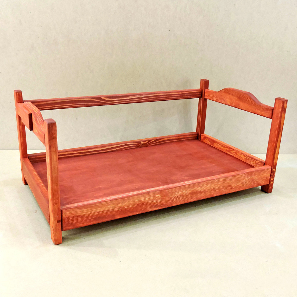 Лежак дерев'яний для собаки "Рамзай 105х60" корал Миколаїв - фото 8