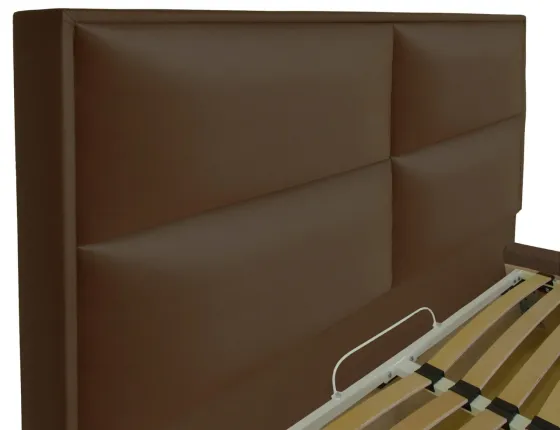 Ліжко Sheffield Comfort 120 х 190 см Fly 2231 A1 З підйомним механізмом та нішою для білизни Темно-коричневий Київ