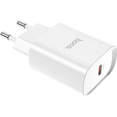 Зарядний пристрій HOCO N14 Smart Charging USB-C PD20W White (6931474745026) Вінниця - фото 2
