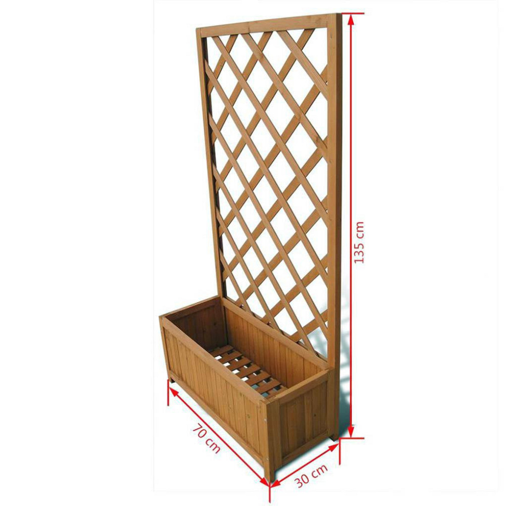 Кашпо со шпалерой 