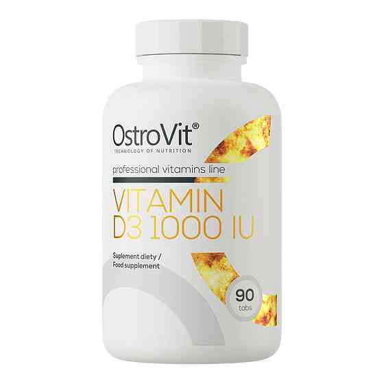 Вітамін D3 Ostrovit Vitamin D3 1000 90 tabl Луцьк