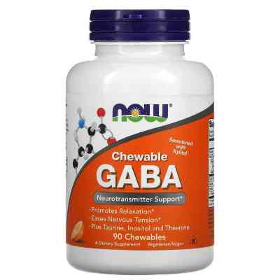 Амінокислота Now Foods GABA (гамма-аміномасляна кислота), Цитрусовий Смак, 250 м (NOW-00082) Вінниця