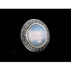 Круглый перстень Лунный камень Киев - изображение 1